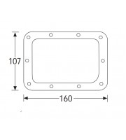 Adam Hall Hardware 34097 Опорне кільце для врізної пружинної ручки 34081/3