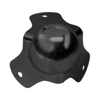 Adam Hall Hardware 4122 BLK М'яч кутовий середній трилапий з виїмкою для штабелювання