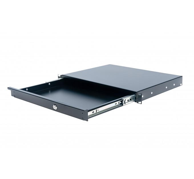 Полка консольная 19", 1U 350мм (рекова шухляда)