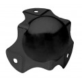 Adam Hall Hardware 4124 BLK Кутовий середній кут триніжний колінчастий 30 мм із ямкою