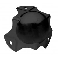 Adam Hall Hardware 4124 BLK Кутовий середній кут триніжний колінчастий 30 мм із ямкою