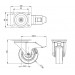 Adam Hall Hardware 372191 BLK Поворотне колесо 100 мм з гальмом, чорний.