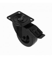 Adam Hall Hardware 372191 BLK Поворотне колесо 100 мм з гальмом, чорний.