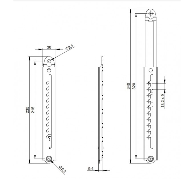 Adam Hall Hardware 8735 Телескопічна опора