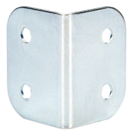 Adam Hall Hardware 40432 - L-куточок великий оцинкований 40 x 29
