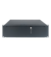 Полка консольная 19", 3U 400мм (рекова шухляда)