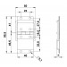 Adam Hall Hardware 2524 BLK Петля під кришку, чорна