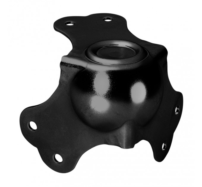 Adam Hall Hardware 4102 BLK куточок великої кулі з жолобом оцинкований, чорний