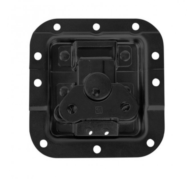 Adam Hall Hardware 17284 BLK Засувка-метелик середня колінчаста глибина 12 мм Чорна
