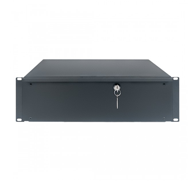Полка консольная 19", 3U 350мм (рекова шухляда)