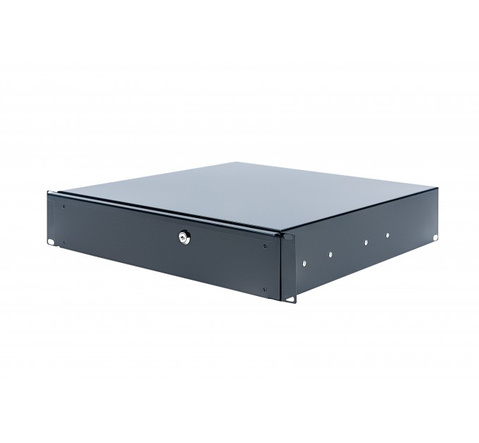 Полка консольная 19", 2U 350мм (рекова шухляда)