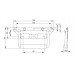 Adam Hall Hardware 34482 Оцинкована пружинна ручка