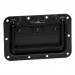 Adam Hall Hardware 34082 BLK Поглиблена пружинна ручка середнього розміру в чашці з чорним порошковим покриттям глибиною 8 мм