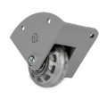 Adam Hall Hardware 37601 S Угловое колесо 48 мм, коленчатое, в литом алюминиевом корпусе