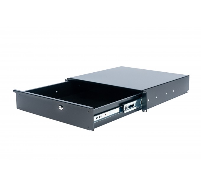 Полка консольная 19", 2U 400мм (рекова шухляда)
