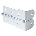 Adam Hall Hardware 2642 Г-подібна петля маленька Сталева оцинкована